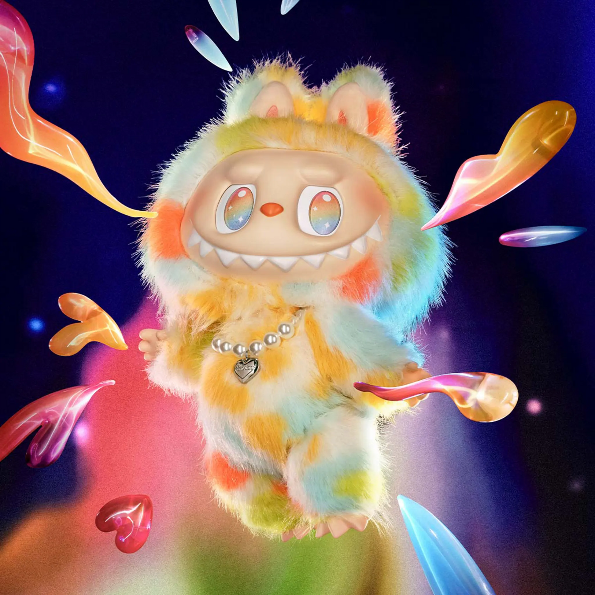 Pop Mart Labubu The Monsters Big into Energy Series Vinyl Plush Rock The Universe Doll (Single)