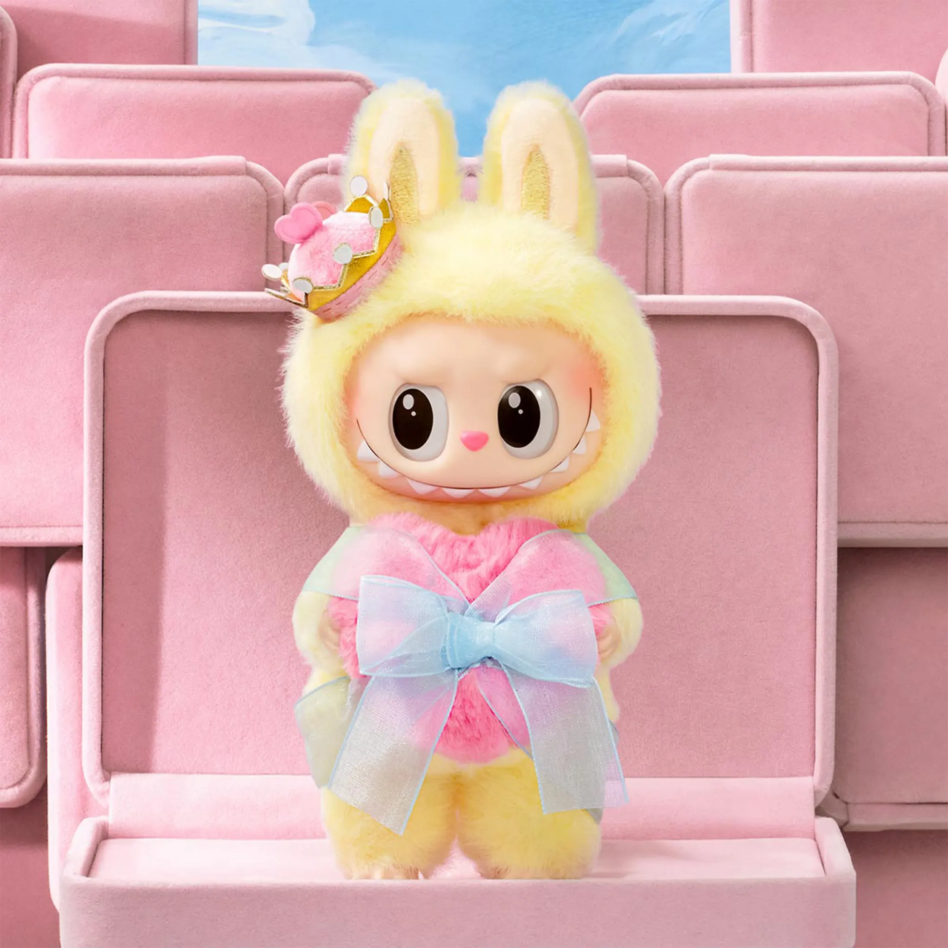 Pop Mart Labubu The Monsters Let's Checkmate Series Vinyl Plush Hanging Card