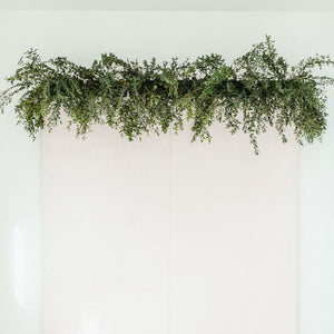 Pops of Pink Floral Backdrop with Wedding Chicks