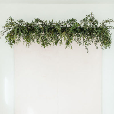 Pops of Pink Floral Backdrop with Wedding Chicks