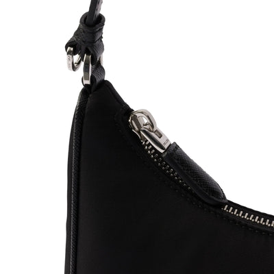 Prada Logo Re-Edition 2005 Mini Black Bag