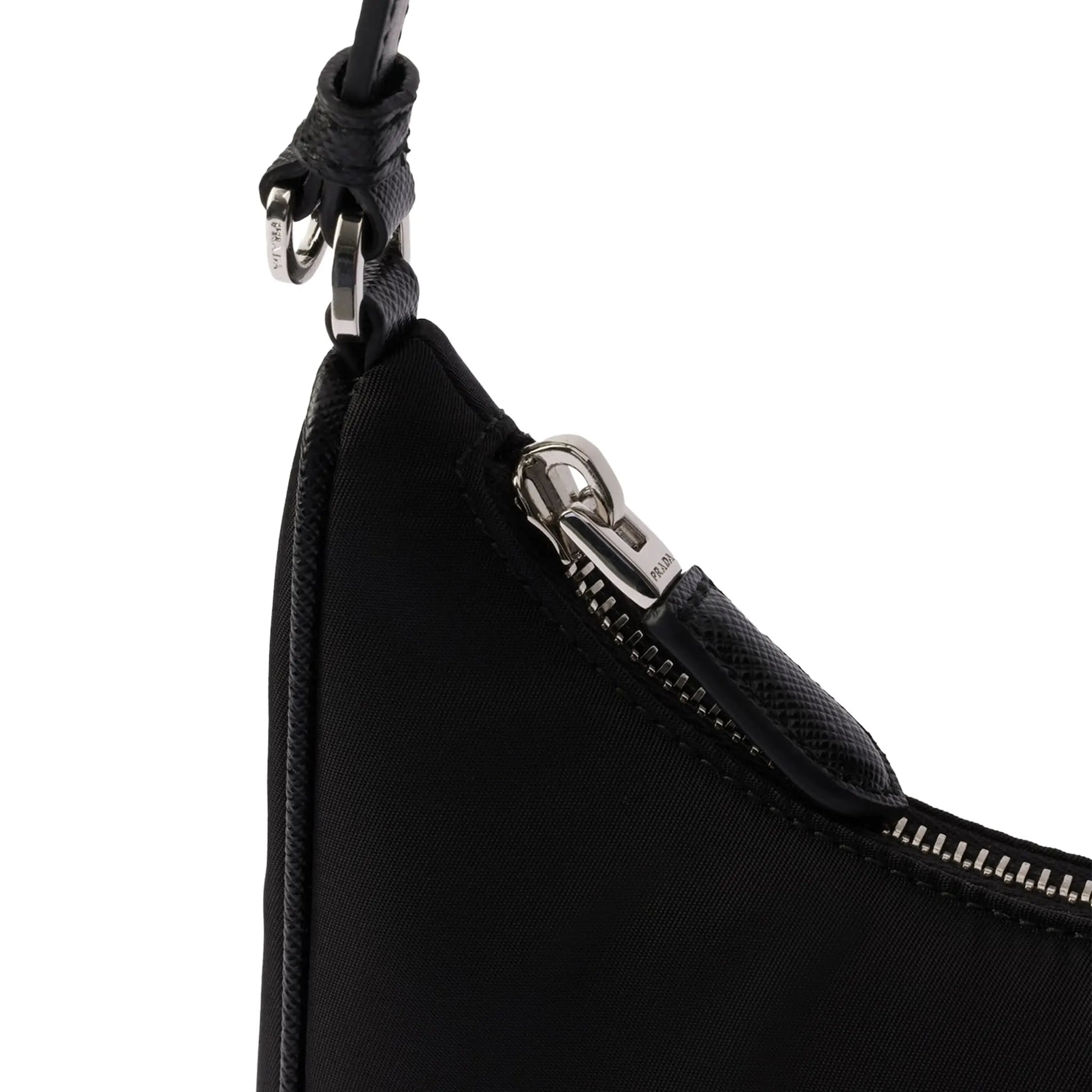 Prada Logo Re-Edition 2005 Mini Black Bag