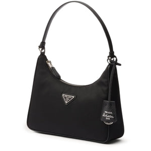 Prada Logo Re-Edition 2005 Mini Black Bag
