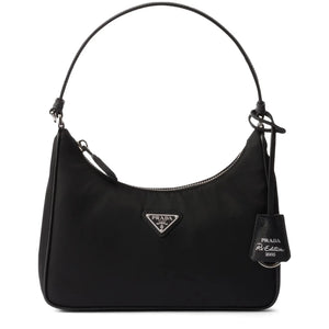 Prada Logo Re-Edition 2005 Mini Black Bag