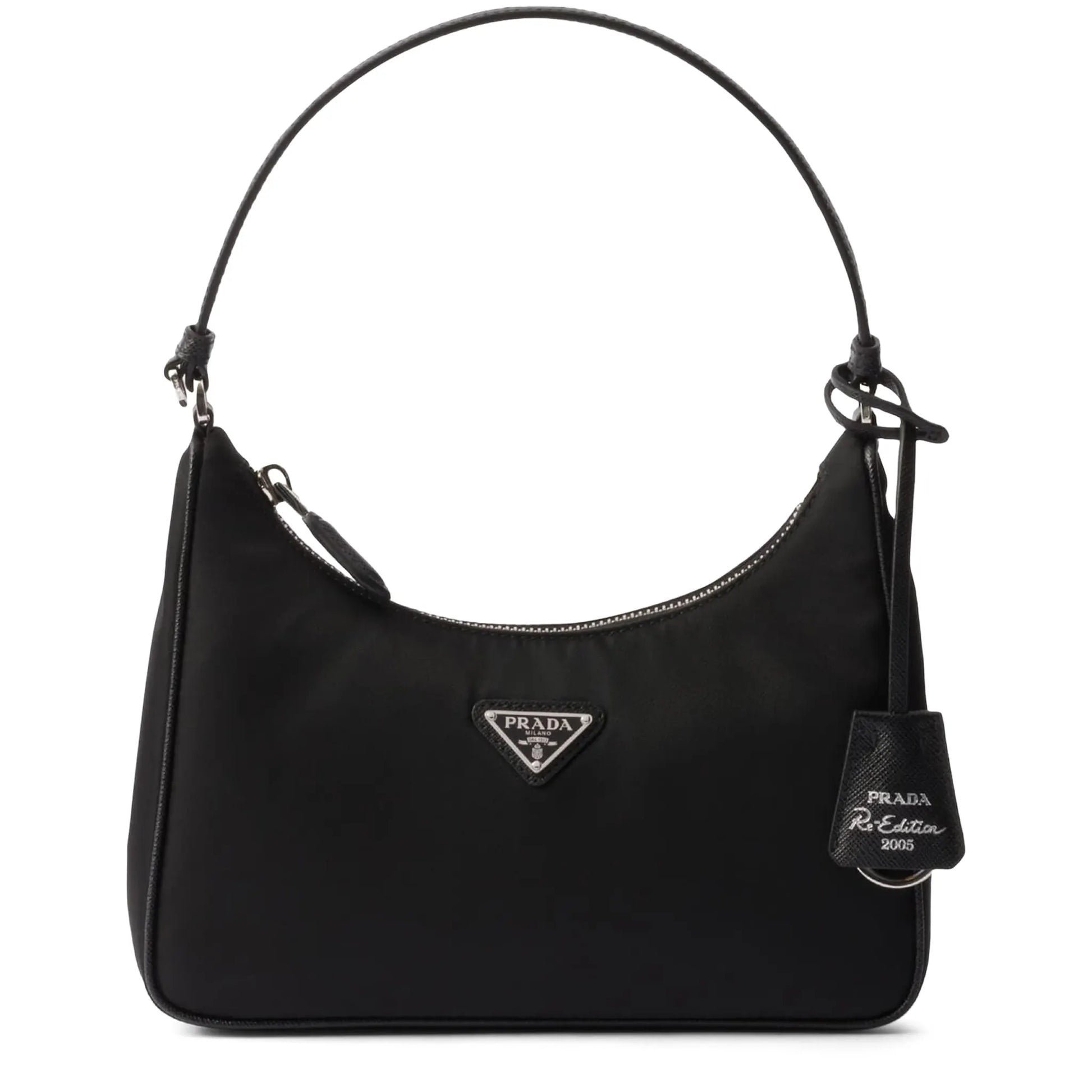 Prada Logo Re-Edition 2005 Mini Black Bag