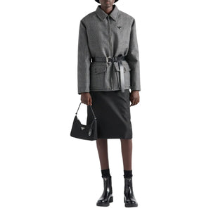 Prada Logo Re-Edition 2005 Mini Black Bag