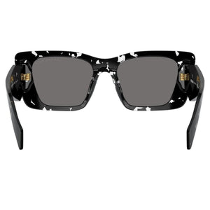 Prada PR 08YS 15S5Z1 Black Crystal Tortoise Polarised Sunglasses