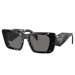 Prada PR 08YS 15S5Z1 Black Crystal Tortoise Polarised Sunglasses
