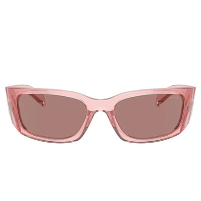 Prada PR A14S 19Q10D Transparent Peach Sunglasses