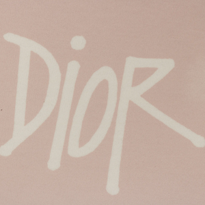 Preloved - Dior x Shawn Stussy Bee Garment-Dyed Pink Sweatshirt