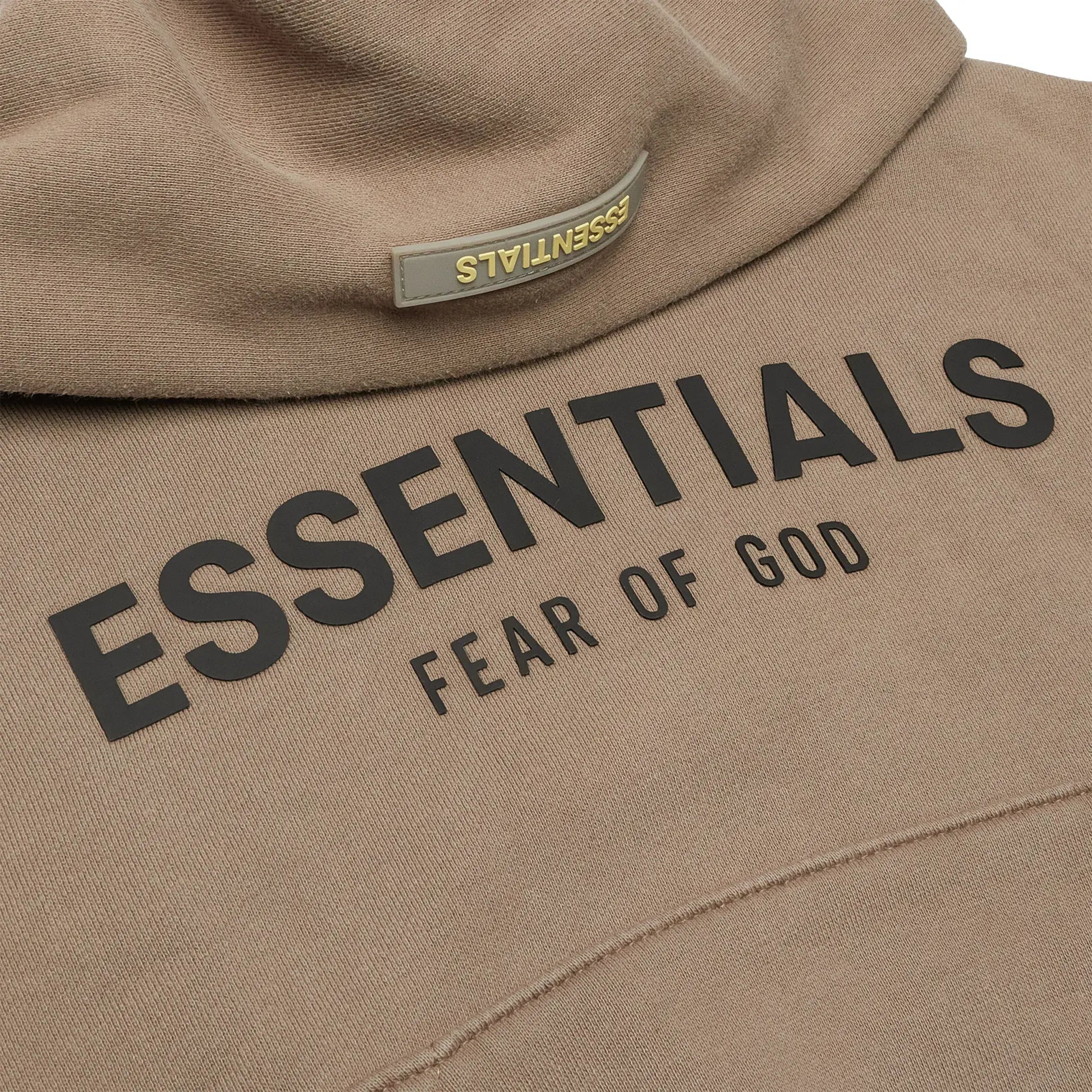 Preloved - Fear Of God Essentials Kids Taupe Hoodie