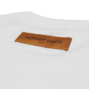Preloved - Louis Vuitton Monogram Printed Multi White T Shirt