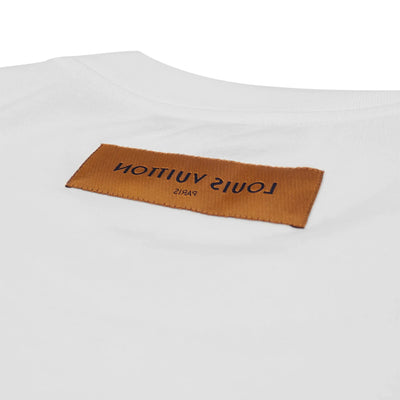 Preloved - Louis Vuitton Monogram Printed Multi White T Shirt