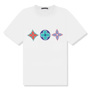 Preloved - Louis Vuitton Monogram Printed Multi White T Shirt