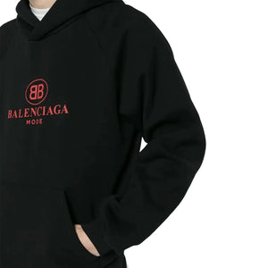 Preloved - Balenciaga BB Mode Black Hoodie