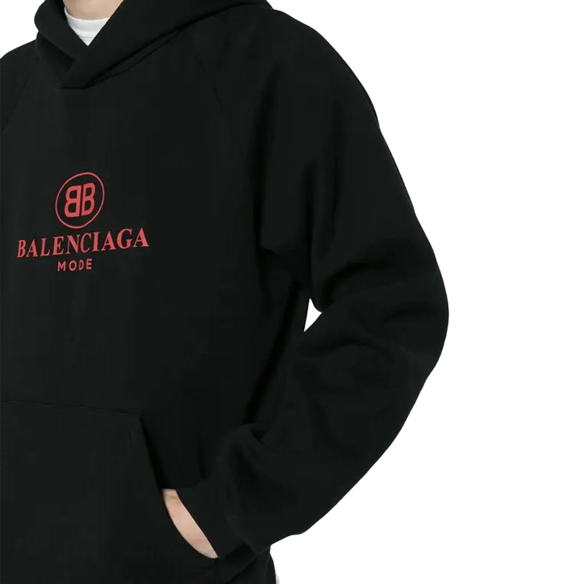 Preloved - Balenciaga BB Mode Black Hoodie