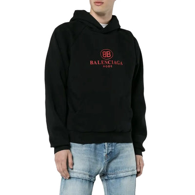 Preloved - Balenciaga BB Mode Black Hoodie