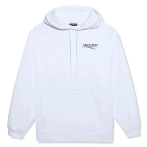 Preloved - Balenciaga Political Campaign Logo White Hoodie
