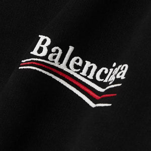 Preloved - Balenciaga Political Logo Black Hoodie