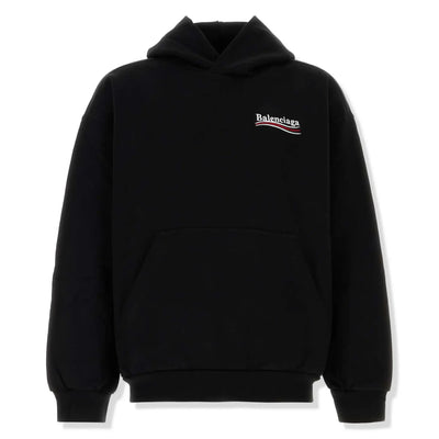 Preloved - Balenciaga Political Logo Black Hoodie