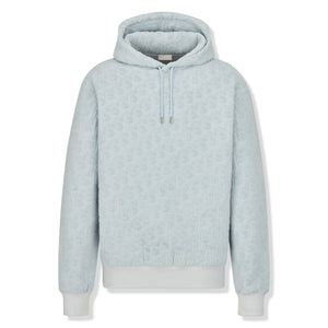 Preloved - Dior Oblique Towelling Terry Blue Hoodie