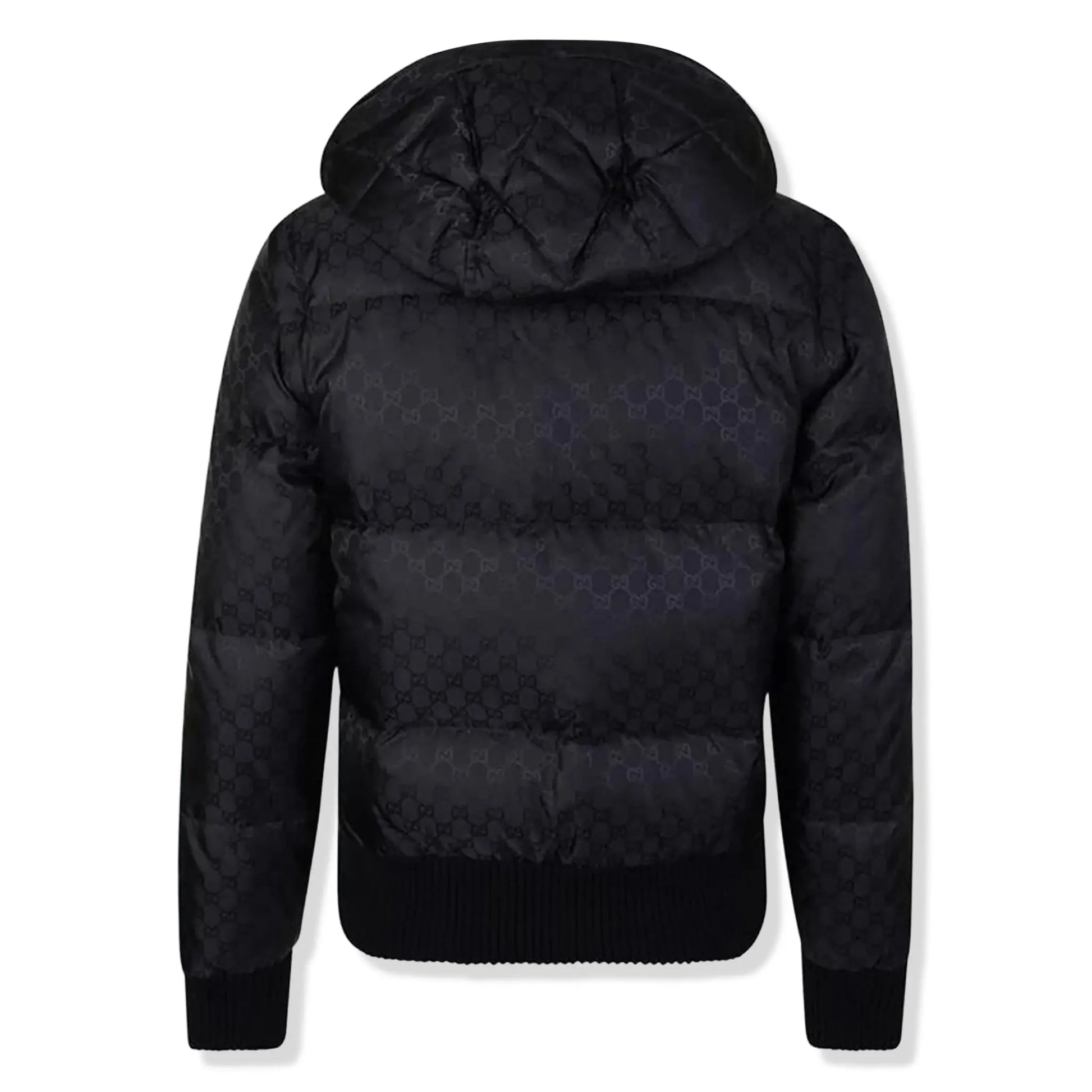 Preloved - Gucci GG Jacquard Removable Sleeves Down Jacket