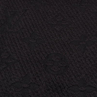 Preloved - Louis Vuitton Logomania Wool Black Scarf