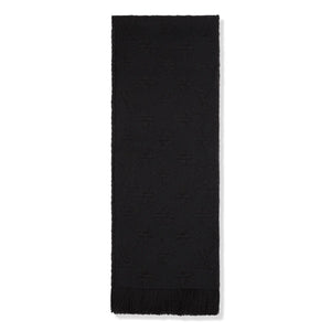 Preloved - Louis Vuitton Logomania Wool Black Scarf