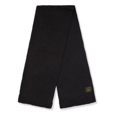 Preloved - Louis Vuitton Logomania Wool Black Scarf