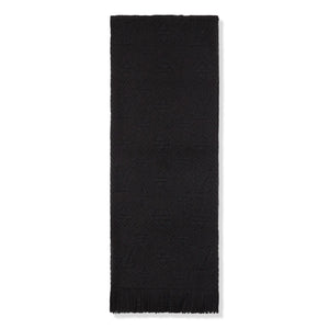 Preloved - Louis Vuitton Logomania Wool Black Scarf