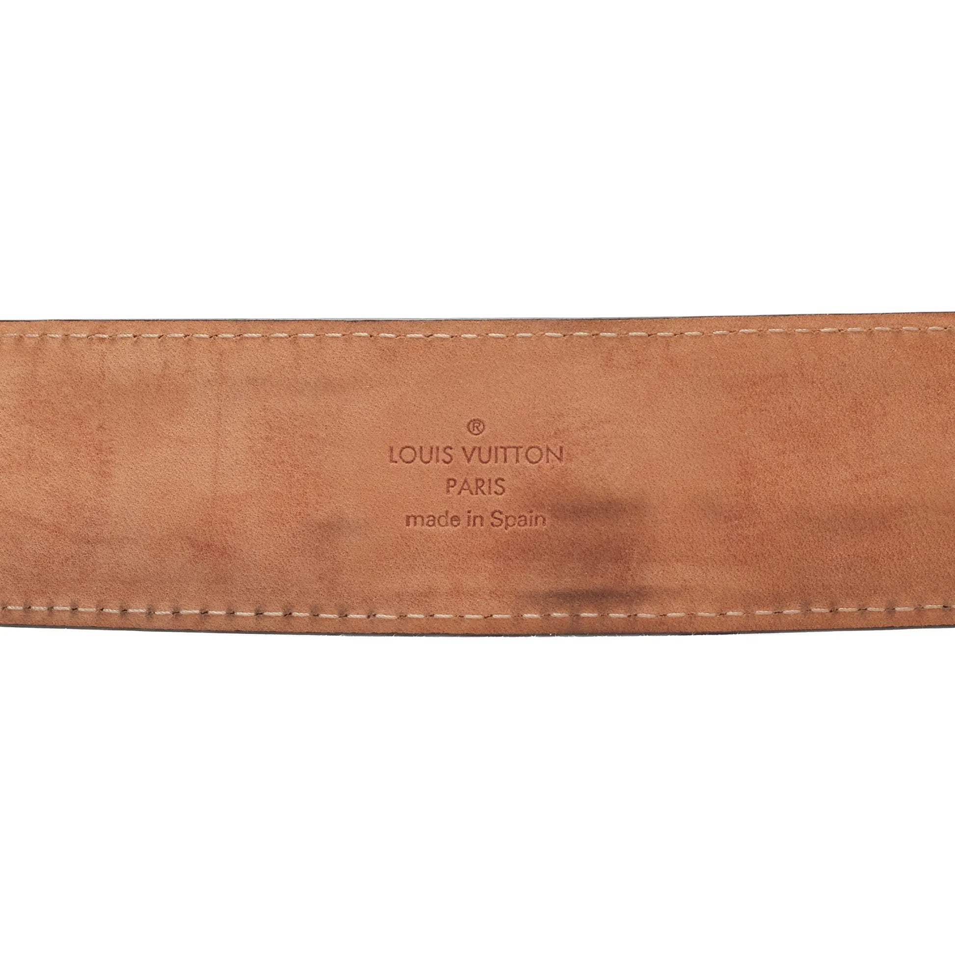 Preloved - Louis Vuitton LV Initiales Monogram 40mm Brown Belt