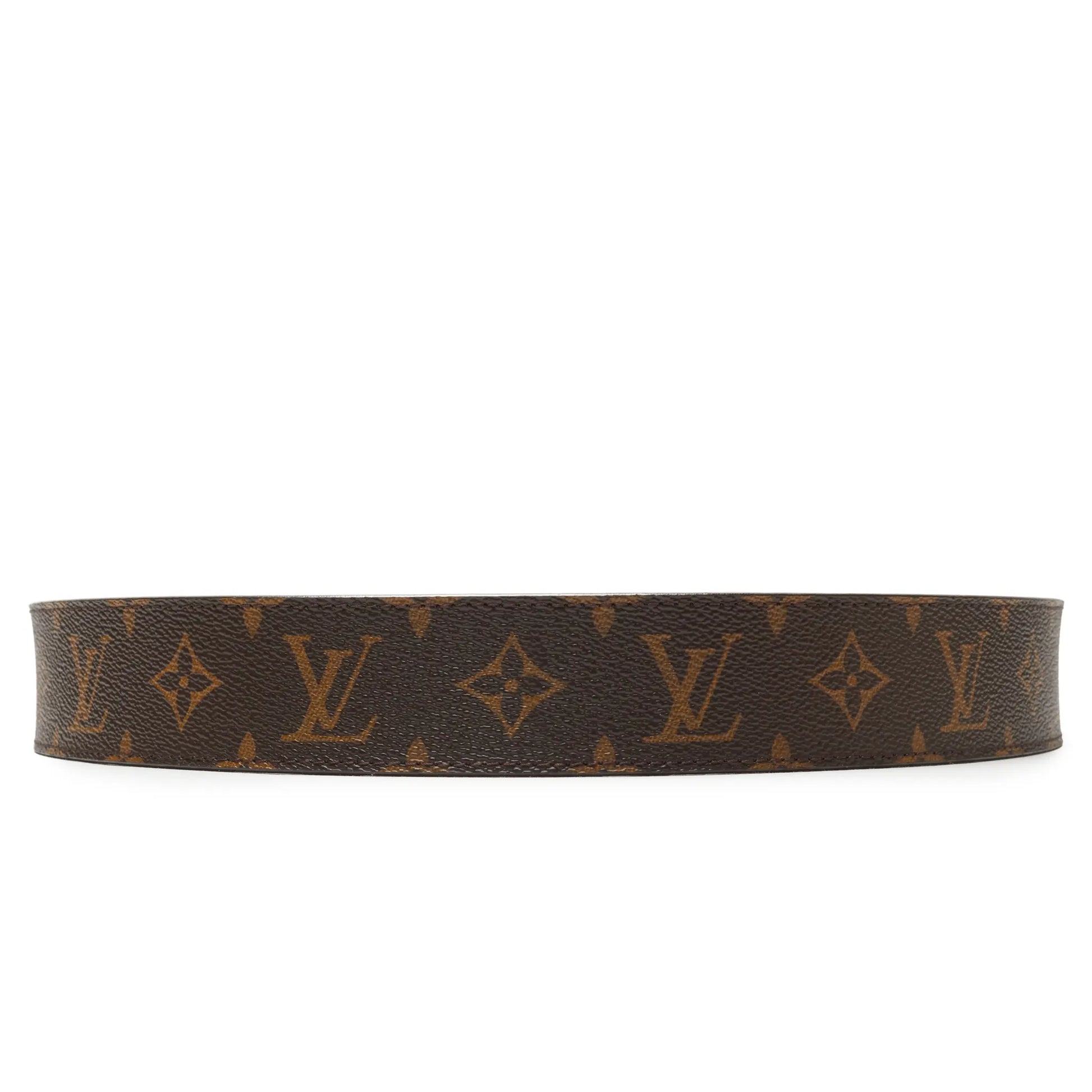 Preloved - Louis Vuitton LV Initiales Monogram 40mm Brown Belt