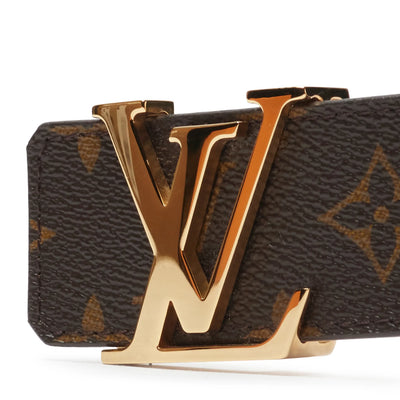 Preloved - Louis Vuitton LV Initiales Monogram 40mm Brown Belt