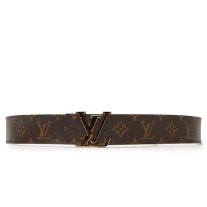 Preloved - Louis Vuitton LV Initiales Monogram 40mm Brown Belt