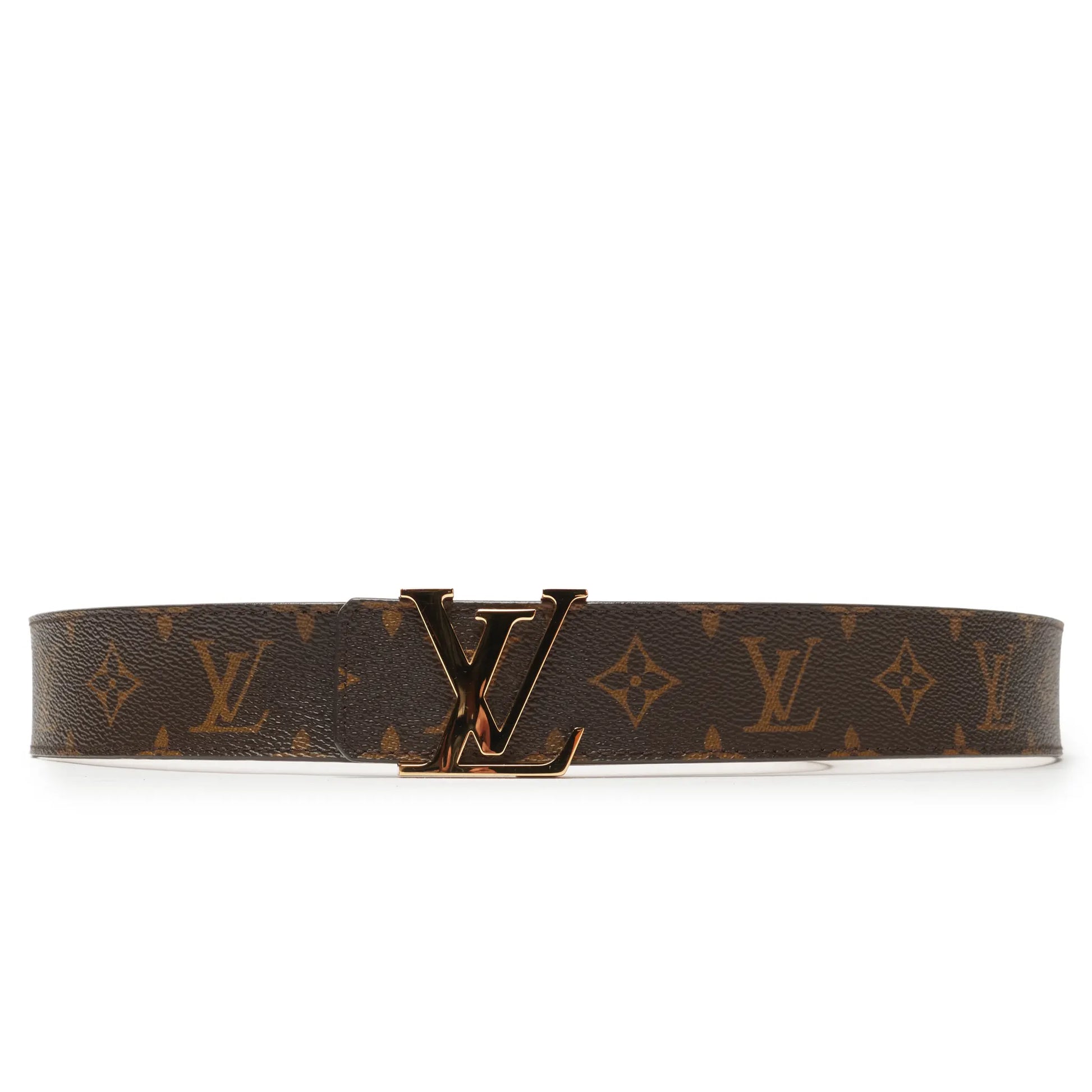 Preloved - Louis Vuitton LV Initiales Monogram 40mm Brown Belt