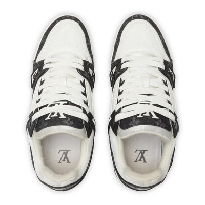 Preloved - Louis Vuitton LV Monogram Black Denim Sneaker