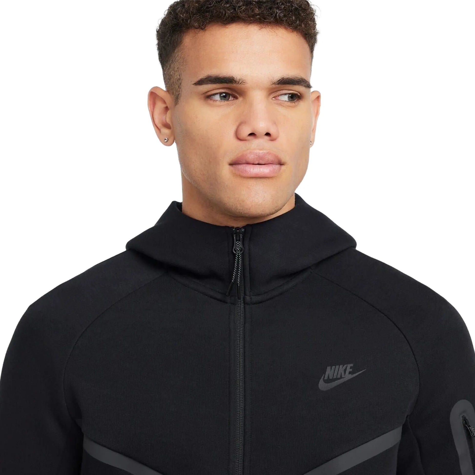 Preloved - Nike Tech Fleece Black Hoodie