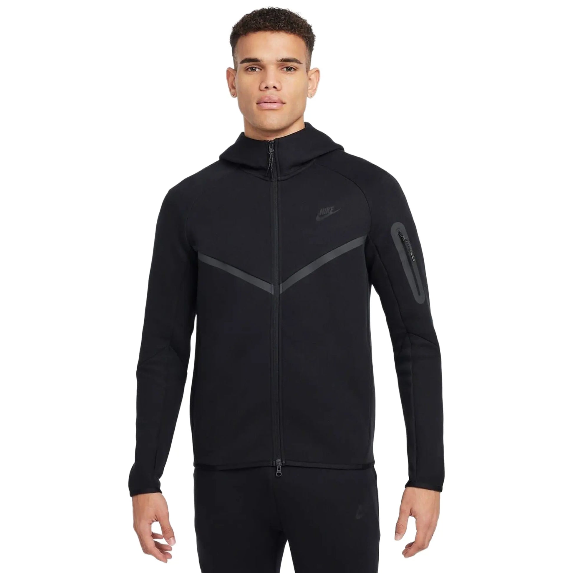 Preloved - Nike Tech Fleece Black Hoodie