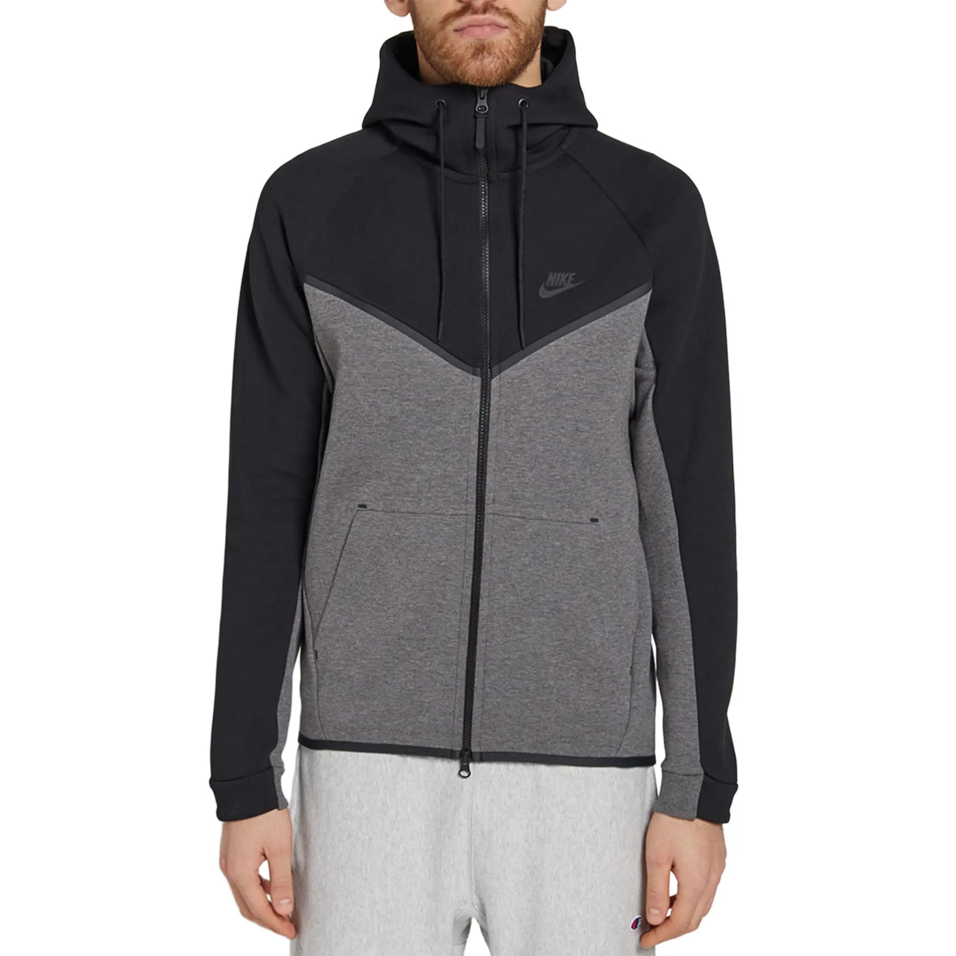 Preloved - Nike Tech Fleece Charcoal Heather Black Tracksuit