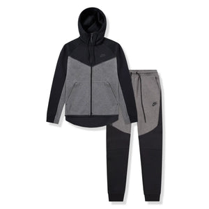 Preloved - Nike Tech Fleece Charcoal Heather Black Tracksuit