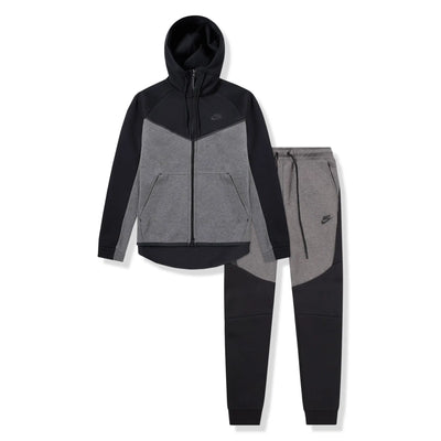 Preloved - Nike Tech Fleece Charcoal Heather Black Tracksuit