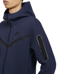 Preloved - Nike Tech Fleece Navy Hoodie