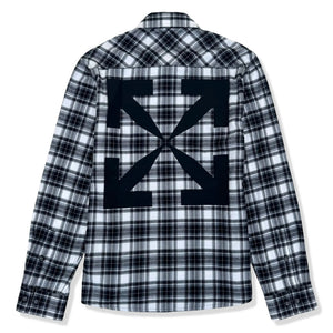 Preloved - Off-White Checked Arrow Black White Shirt