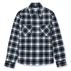 Preloved - Off-White Checked Arrow Black White Shirt