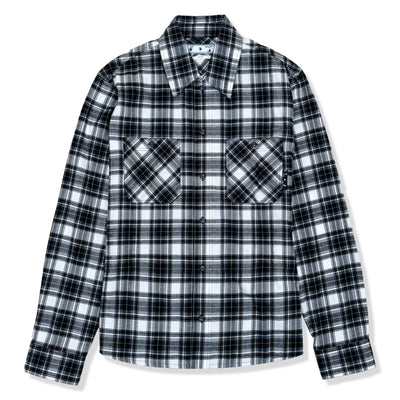 Preloved - Off-White Checked Arrow Black White Shirt
