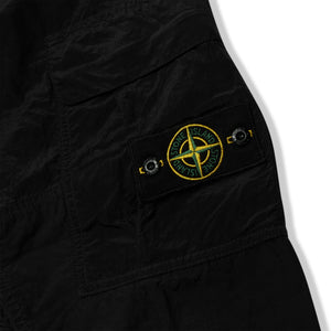 Preloved - Stone Island Nylon Metal Black Cargo Pants