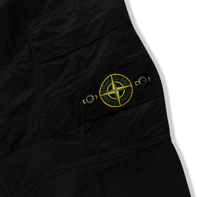 Preloved - Stone Island Nylon Metal Black Cargo Pants