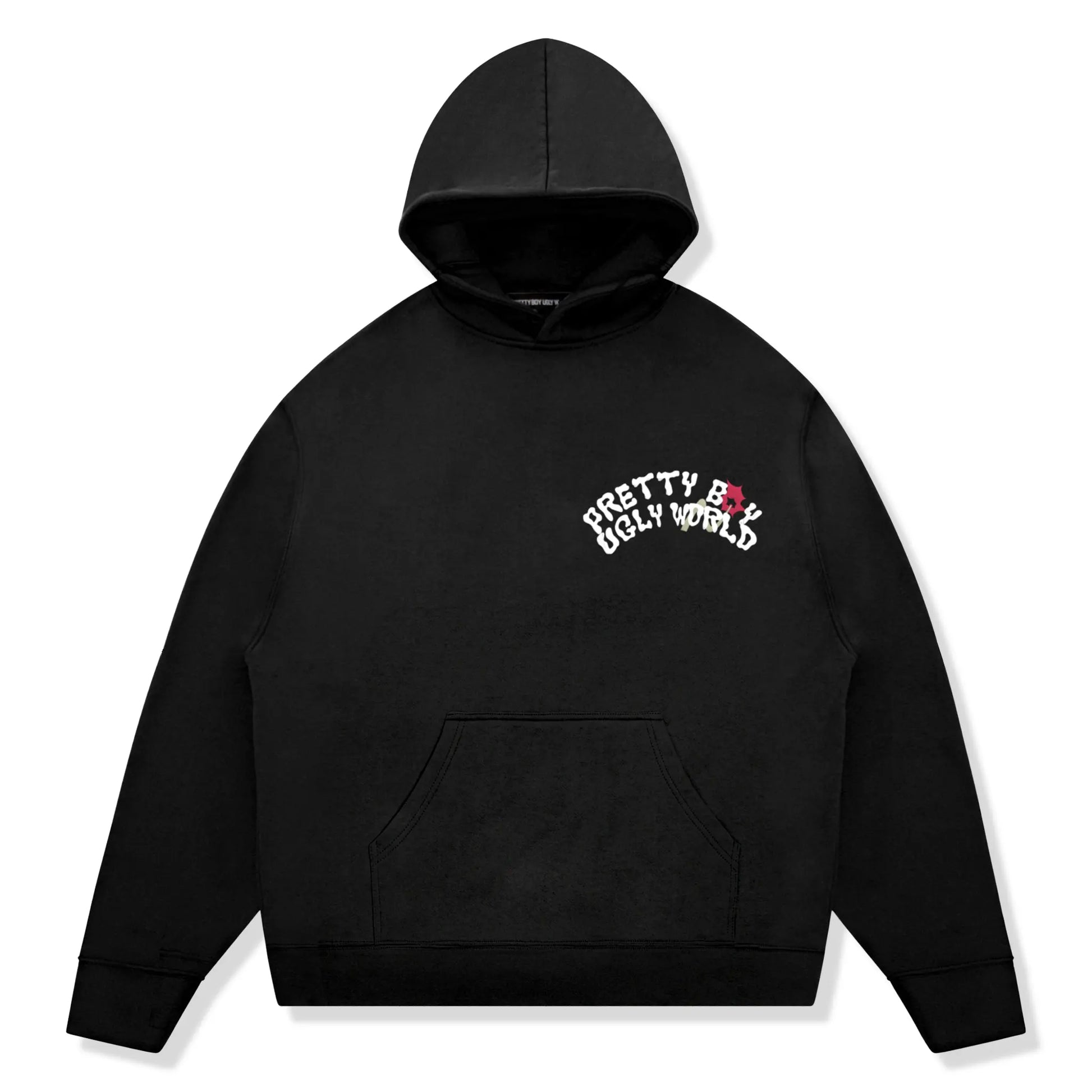 Pretty Boy Ugly World Bomb Black Hoodie