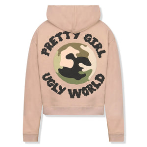 Pretty Boy Ugly World Cropped Mushroom Hoodie (W)