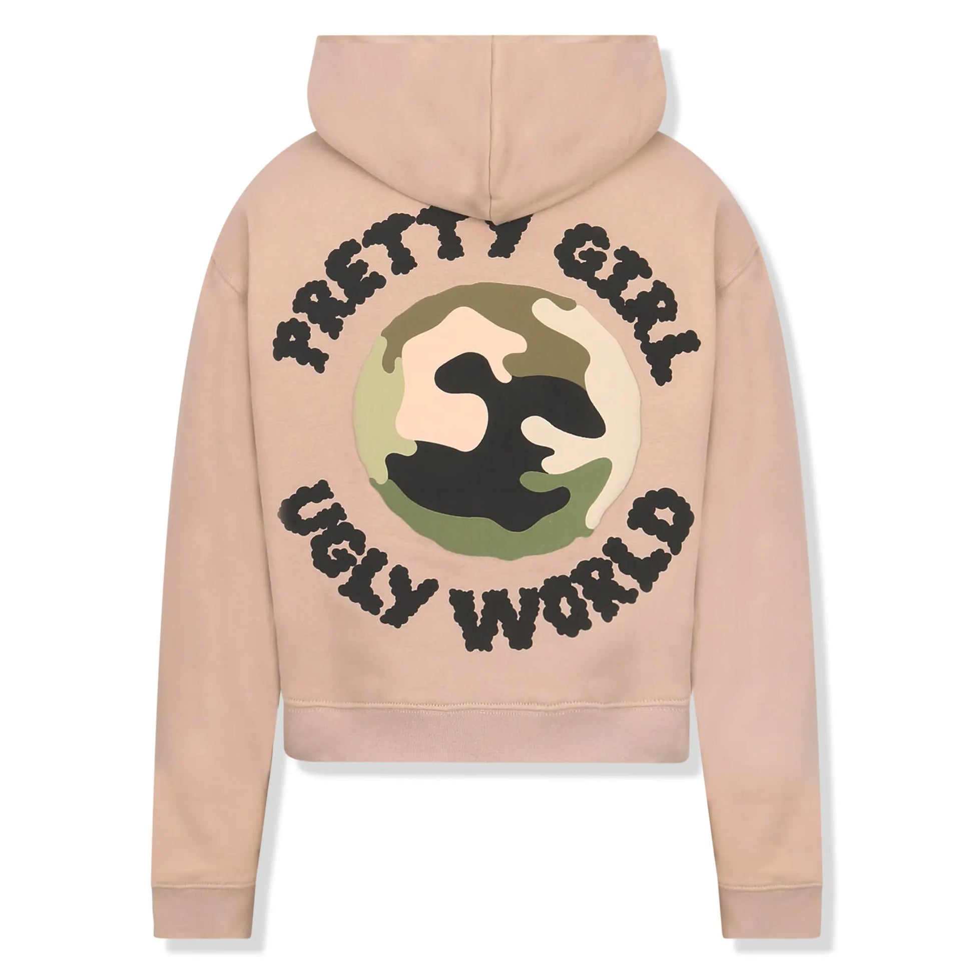 Pretty Boy Ugly World Cropped Mushroom Hoodie (W)